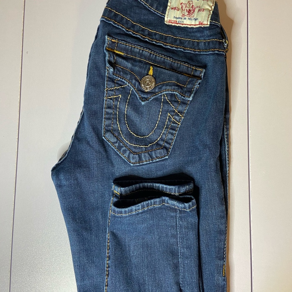True Religion Skinny Jeans with Flap size: 28